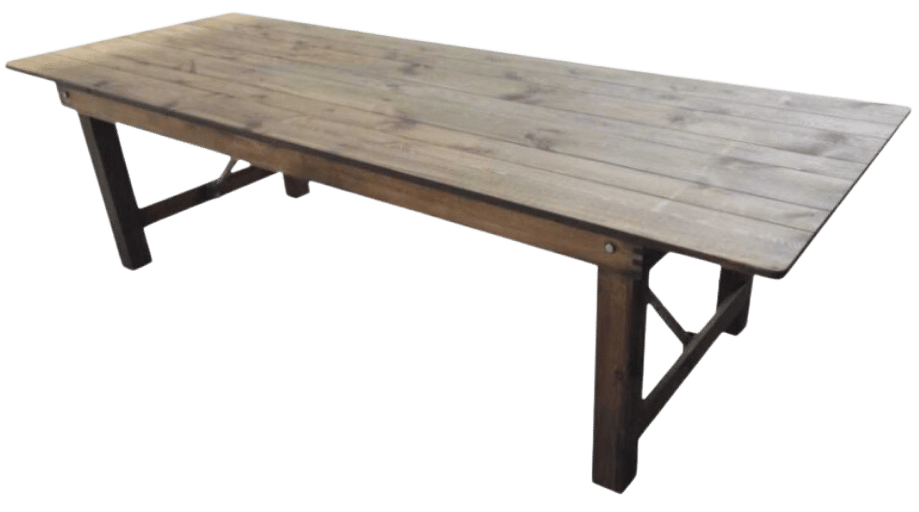 Table en bois de ferme à louer