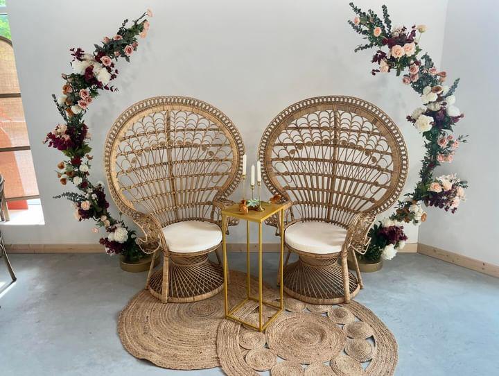 Les fauteuils Emmanuelle, des assises élégantes et idéales pour un mariage
